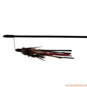 Cana c/Penas e Tiras de Pele