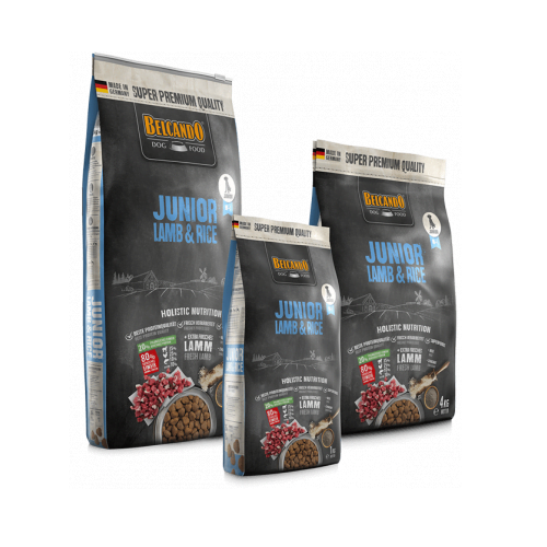 belcando,junior lamb & rice,alimento para cachorros