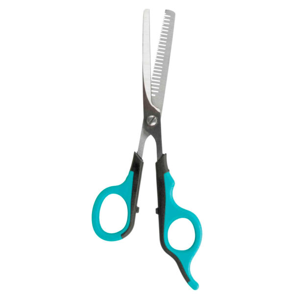 tesoura meio dente,para aparar,desbastar pelo