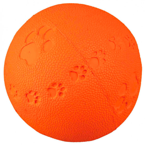 Bola c/ Patinhas,bola em borracha natural,com som