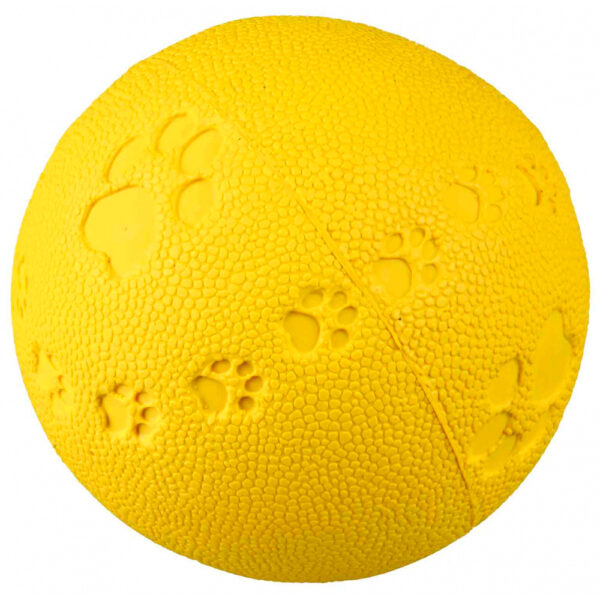 Bola c/ Patinhas,bola em borracha natural,com som