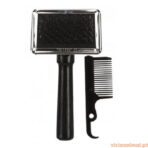 Cardadeira Macia c/ Limpa Escova - Imagem 3