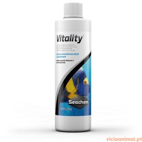 vitality,seachem,vitaminas,suplemento,peixes ornamentais