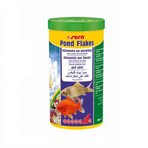sera pond flakes,alimento para peixe de lago,pond flakes