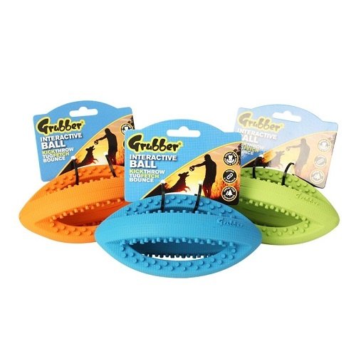 Grubber Rugby Ball,happy pets