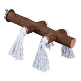 Poleiro em Madeira Natural