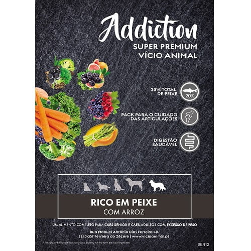 ADDICTION,SUPER PREMIUM,DOGFOOD,ADULT DOG,SENIOR