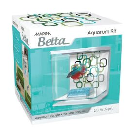 Aquário Kit p/Betta Geo Bubbles